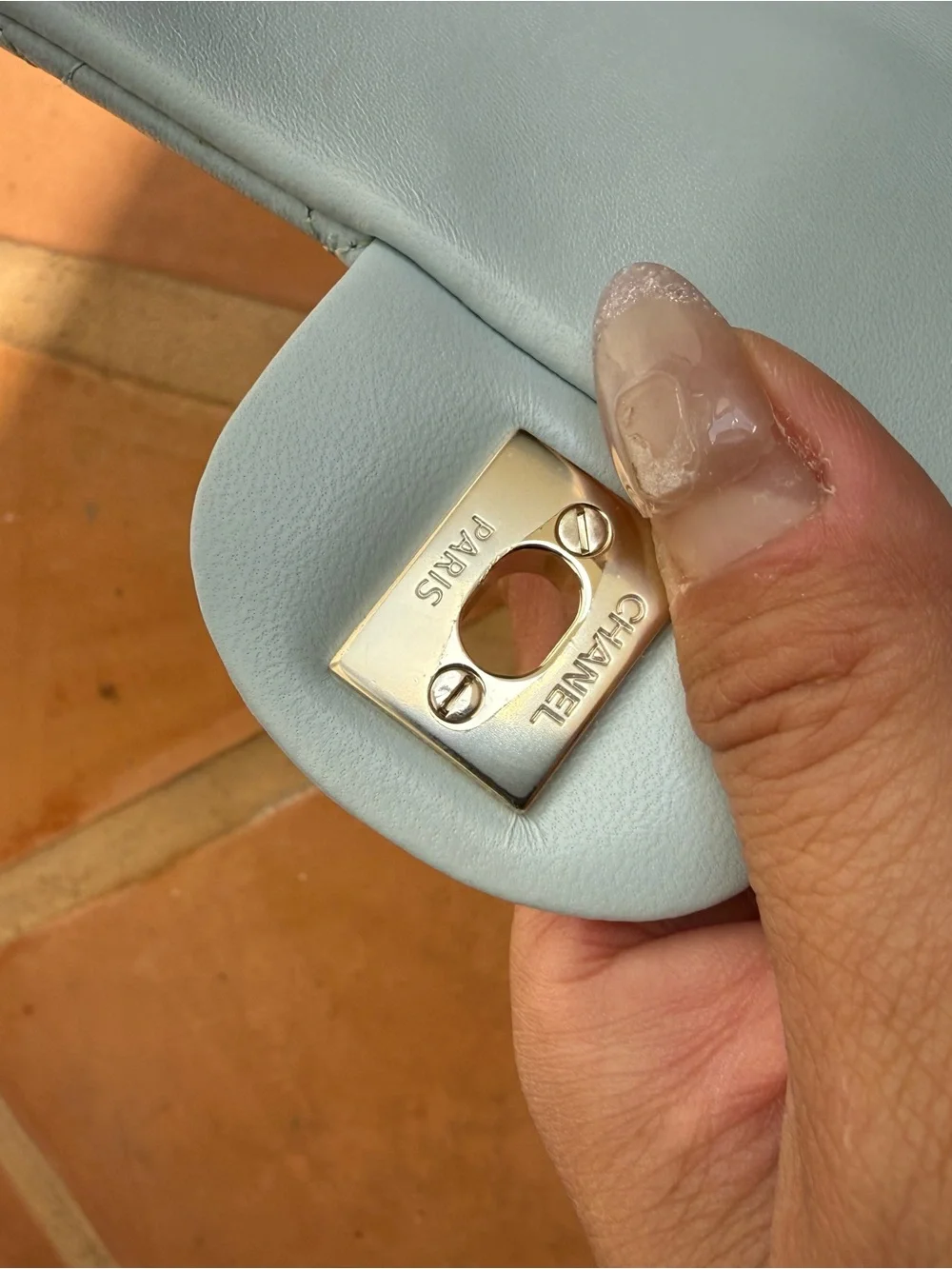 CHANEL light blue